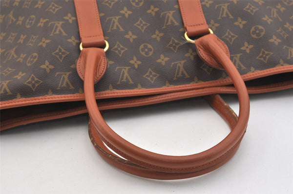 Auth Louis Vuitton Monogram Sac Weekend GM Vintage Tote Hand Bag M42420 LV 5065J