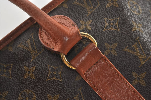Auth Louis Vuitton Monogram Sac Weekend GM Vintage Tote Hand Bag M42420 LV 5065J
