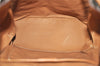 Authentic CELINE Macadam Blason Pattern Backpack Purse PVC Leather Brown 5066J