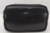 Authentic GUCCI Vintage Bamboo Shoulder Hand Bag Purse Nylon Leather Black 5067K