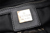Authentic FENDI Vintage Shoulder Tote Bag Purse Fur Leather Black 5068I