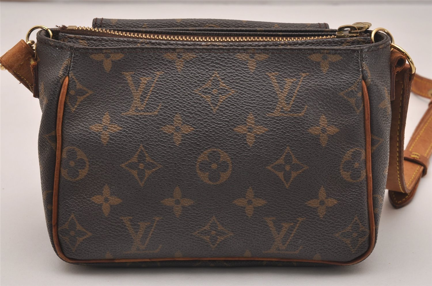 Authentic Louis Vuitton Monogram Viva Cite PM Shoulder Cross Bag M51165 LV 5068J