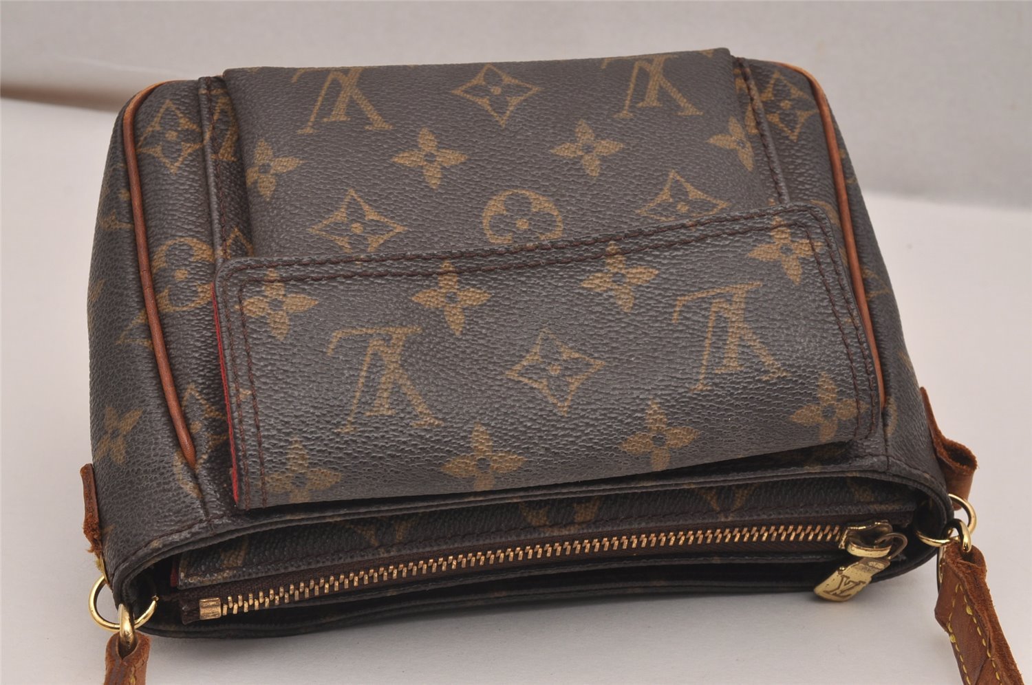 Authentic Louis Vuitton Monogram Viva Cite PM Shoulder Cross Bag M51165 LV 5068J