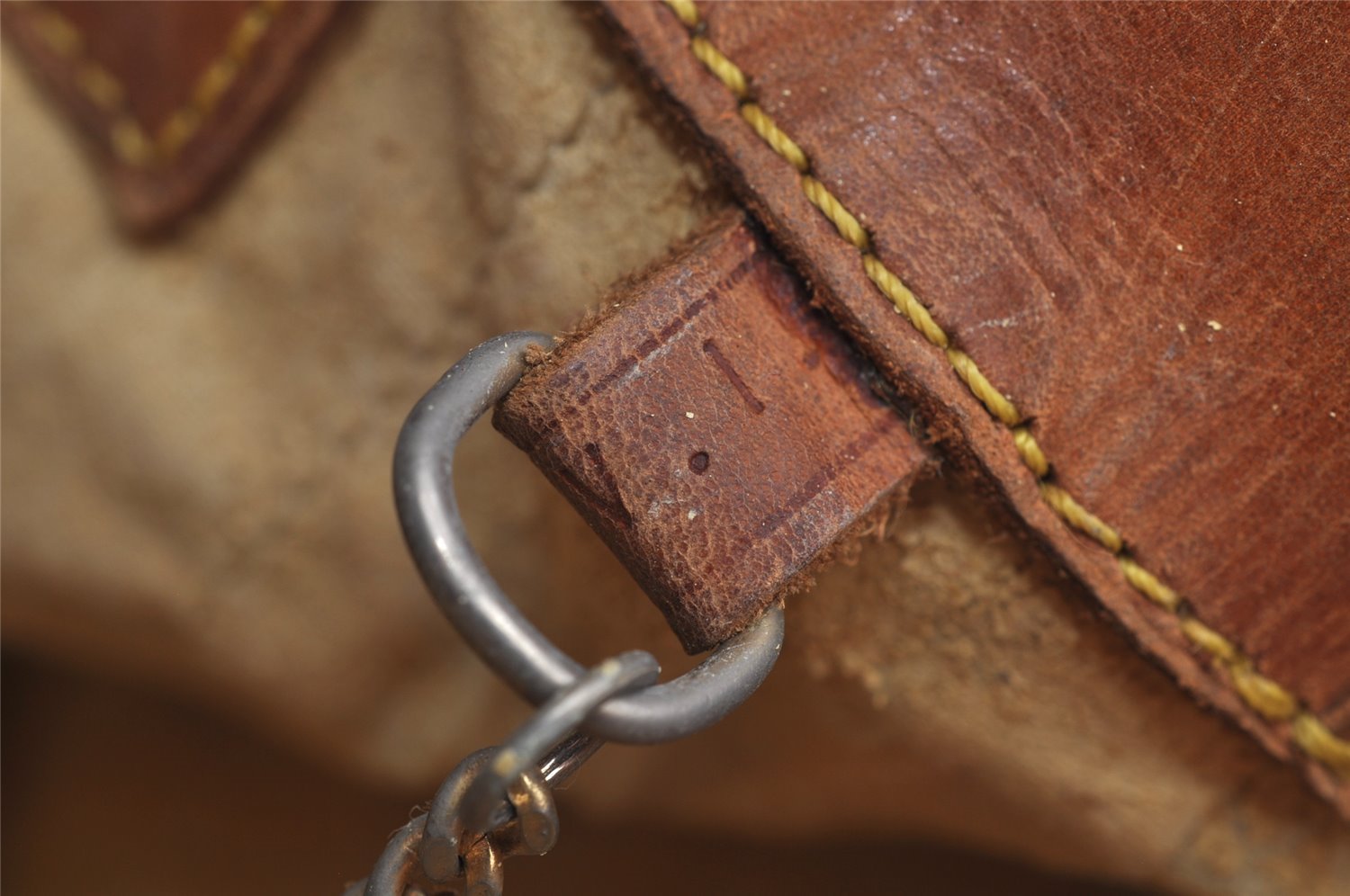 Authentic Louis Vuitton Monogram Bucket GM Shoulder Bag Old Model Junk 5069I