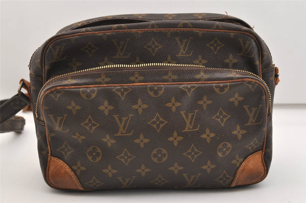 Authentic Louis Vuitton Monogram Nile Shoulder Cross Body Bag M45244 Junk 5069J