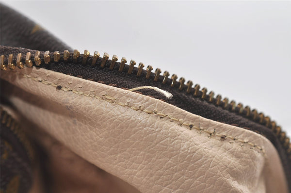 Auth Louis Vuitton Monogram Trousse Toilette 28 Clutch Hand Bag M47522 LV 5069K