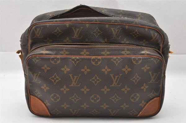 Authentic Louis Vuitton Monogram Nile Shoulder Cross Bag M45244 LV Junk 5070J