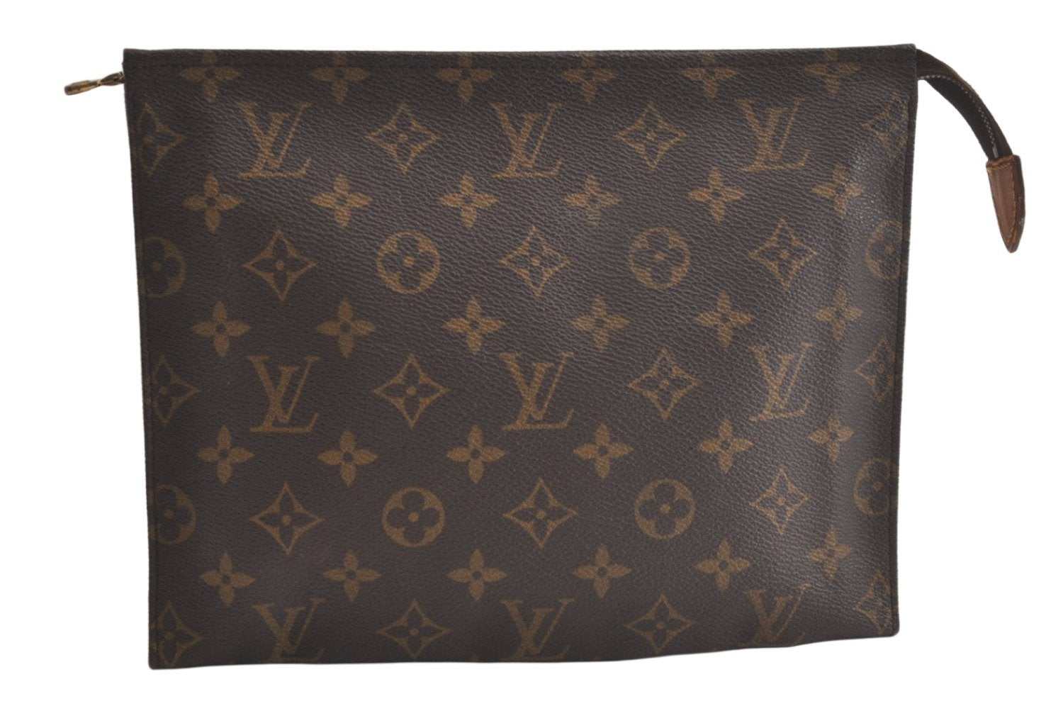 Authentic Louis Vuitton Monogram Poche Toilette 26 M47542 Cosmetics Pouch 5070K
