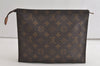 Authentic Louis Vuitton Monogram Poche Toilette 26 M47542 Cosmetics Pouch 5070K