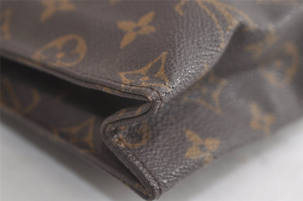 Authentic Louis Vuitton Monogram Poche Toilette 26 M47542 Cosmetics Pouch 5070K