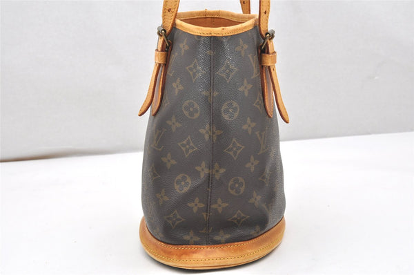 Authentic Louis Vuitton Monogram Bucket PM Shoulder Tote Bag Old Model LV 5071K