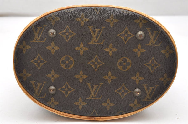 Authentic Louis Vuitton Monogram Bucket PM Shoulder Tote Bag Old Model LV 5071K