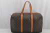 Authentic Louis Vuitton Monogram Sac Souple 45 Hand Boston Bag Old Model 5072J