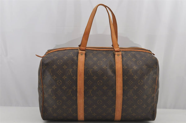 Authentic Louis Vuitton Monogram Sac Souple 45 Hand Boston Bag Old Model 5072J