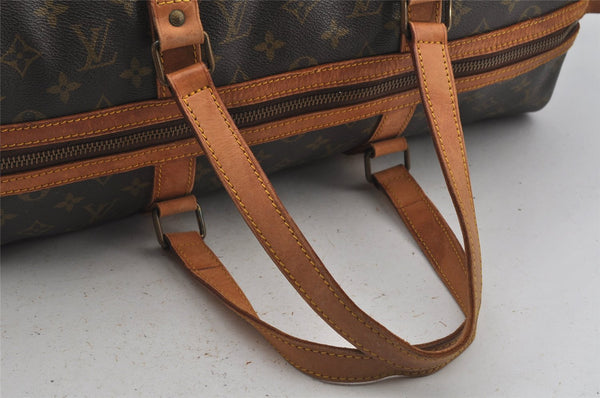 Authentic Louis Vuitton Monogram Sac Souple 45 Hand Boston Bag Old Model 5072J