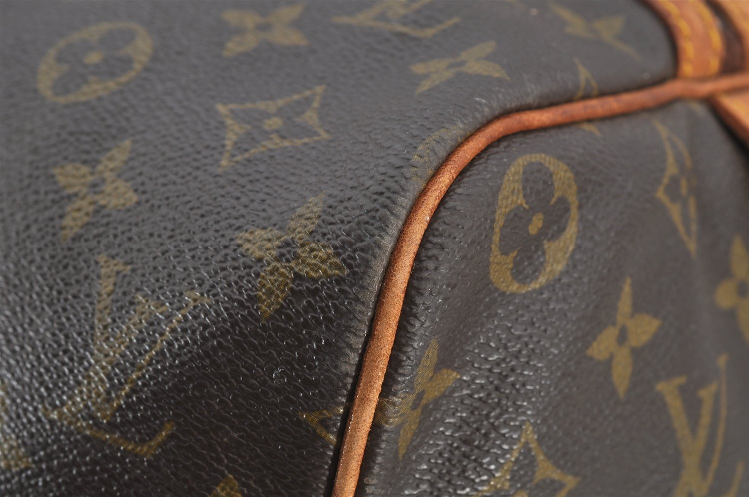 Authentic Louis Vuitton Monogram Sac Souple 45 Hand Boston Bag Old Model 5072J