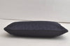 Authentic CELINE C Macadam Blason Tote Hand Bag Canvas Leather Navy Blue 5072K