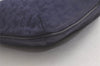Authentic CELINE C Macadam Blason Tote Hand Bag Canvas Leather Navy Blue 5072K