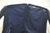 Authentic CELINE C Macadam Blason Tote Hand Bag Canvas Leather Navy Blue 5072K