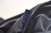Authentic CELINE C Macadam Blason Tote Hand Bag Canvas Leather Navy Blue 5072K