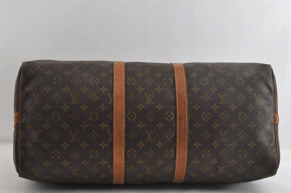 Authentic Louis Vuitton Monogram Keepall Bandouliere 55 M41414 Boston Bag 5073I