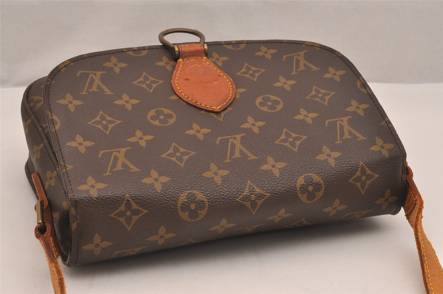 Authentic Louis Vuitton Monogram Saint Cloud GM M51242 Shoulder Cross Bag 5073J