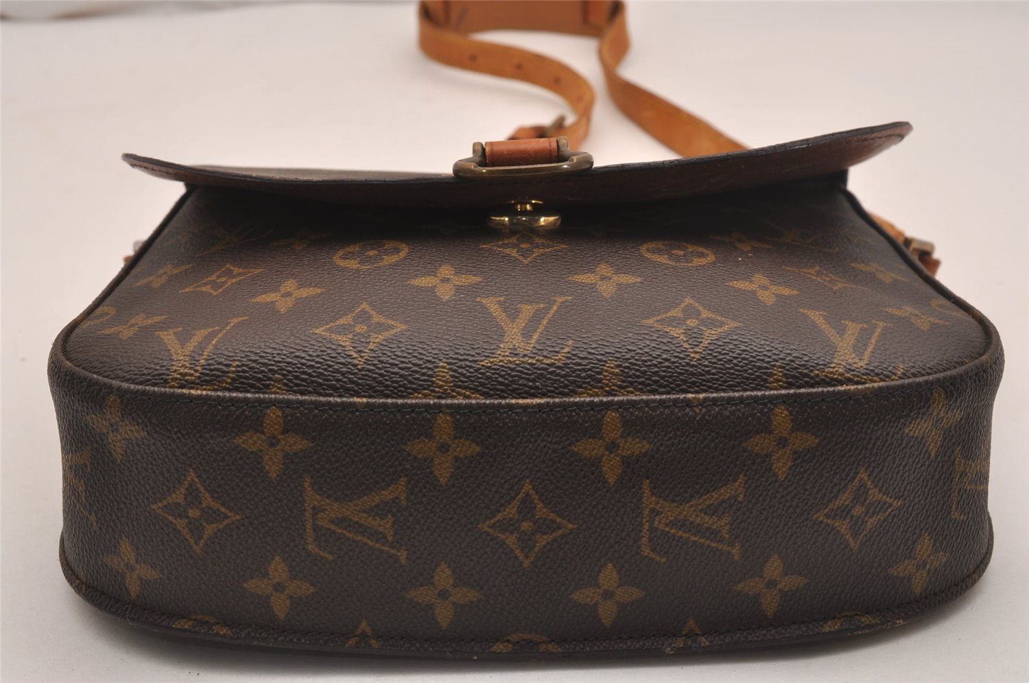 Authentic Louis Vuitton Monogram Saint Cloud GM M51242 Shoulder Cross Bag 5073J