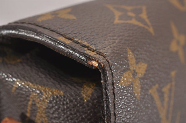 Authentic Louis Vuitton Monogram Saint Cloud GM M51242 Shoulder Cross Bag 5073J