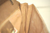 Authentic GUCCI Vintage Shoulder Clutch Bag GG PVC Leather Brown Junk 5073K