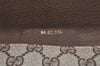 Authentic GUCCI Vintage Shoulder Clutch Bag GG PVC Leather Brown Junk 5073K