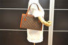 Auth Louis Vuitton Monogram Sac Bavolet Shoulder Hand Bag Old Model LV 5074I