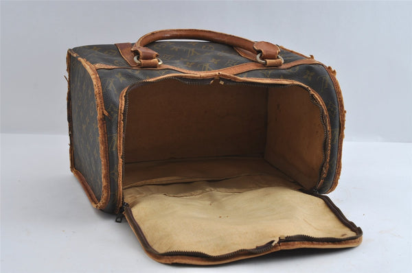Authentic Louis Vuitton Monogram Sac Chaussures 35 Boston Bag Old Model LV 5075I
