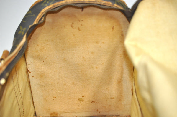 Authentic Louis Vuitton Monogram Sac Chaussures 35 Boston Bag Old Model LV 5075I