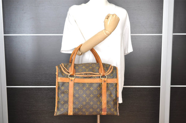 Authentic Louis Vuitton Monogram Sac Chaussures 35 Boston Bag Old Model LV 5075I
