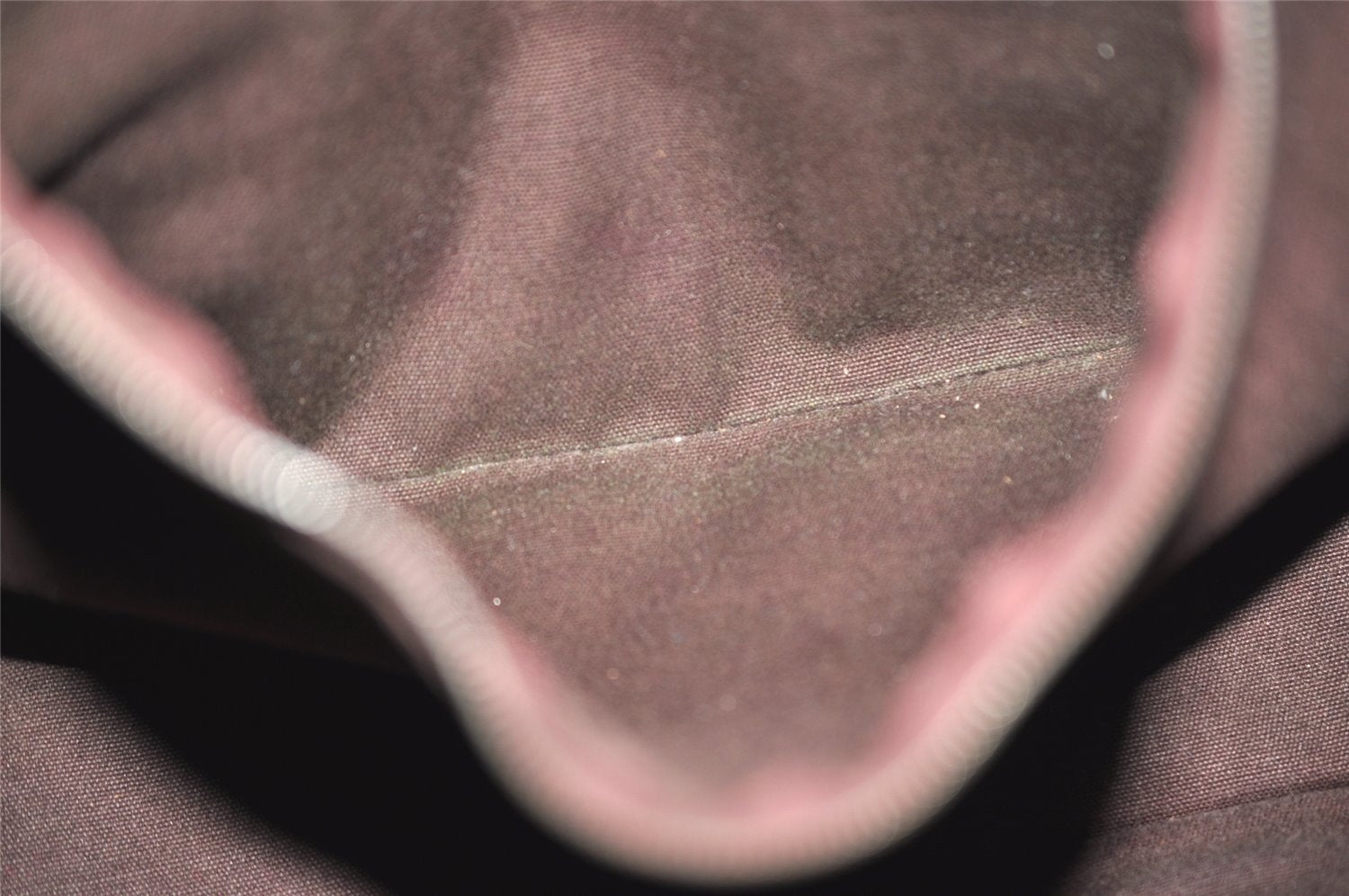 Authentic HERMES Fourre Tout MM Hand Tote Bag Canvas Black Bordeaux 5075J