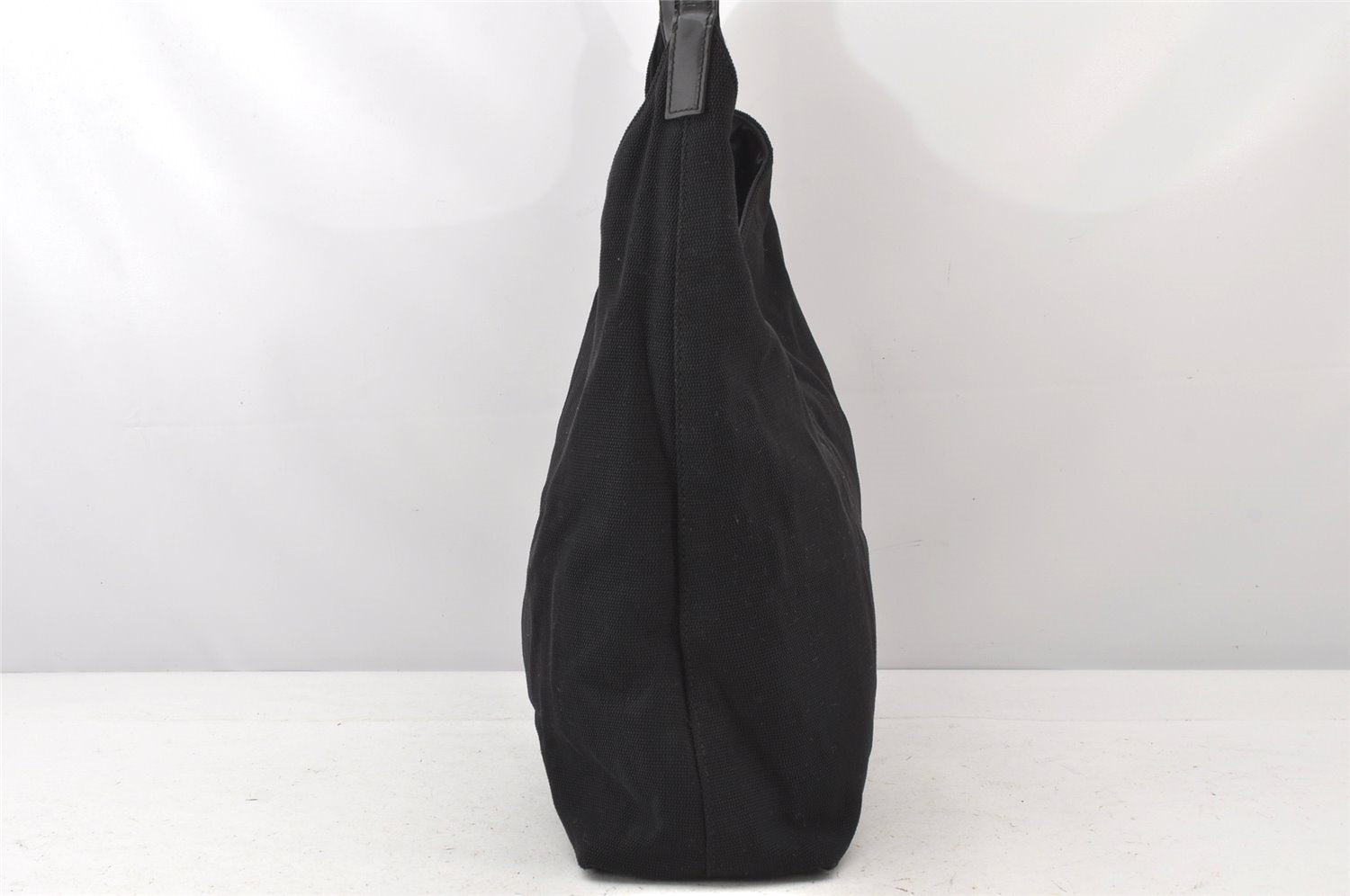 Authentic GUCCI Shoulder Hand Bag Nylon Leather 0013297 Black Junk  5075K