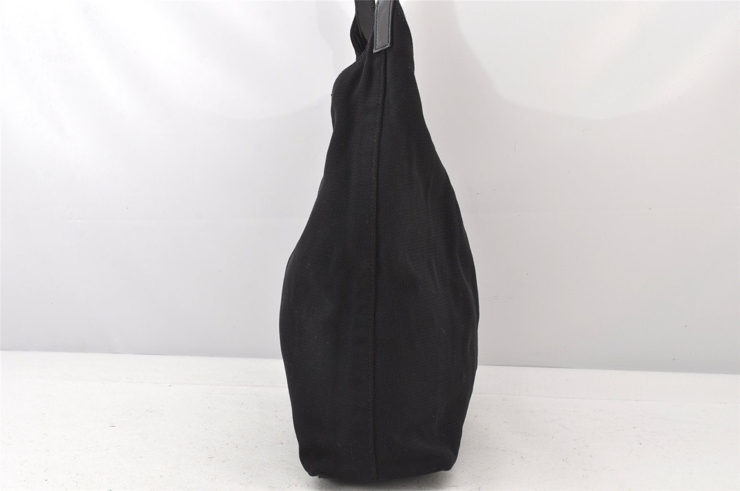 Authentic GUCCI Shoulder Hand Bag Nylon Leather 0013297 Black Junk  5075K