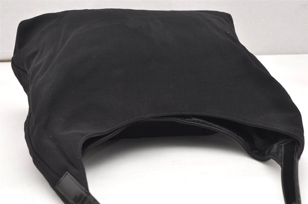 Authentic GUCCI Shoulder Hand Bag Nylon Leather 0013297 Black Junk  5075K