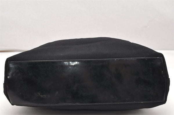 Authentic GUCCI Shoulder Hand Bag Nylon Leather 0013297 Black Junk  5075K
