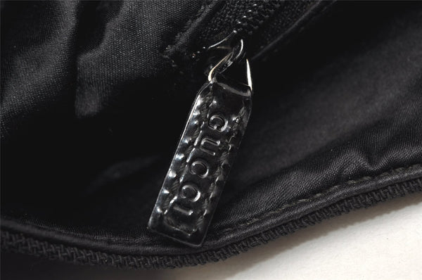 Authentic GUCCI Shoulder Hand Bag Nylon Leather 0013297 Black Junk  5075K