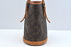 Auth Louis Vuitton Monogram Bucket PM Old Model Shoulder Tote Bag LV Junk 5076I