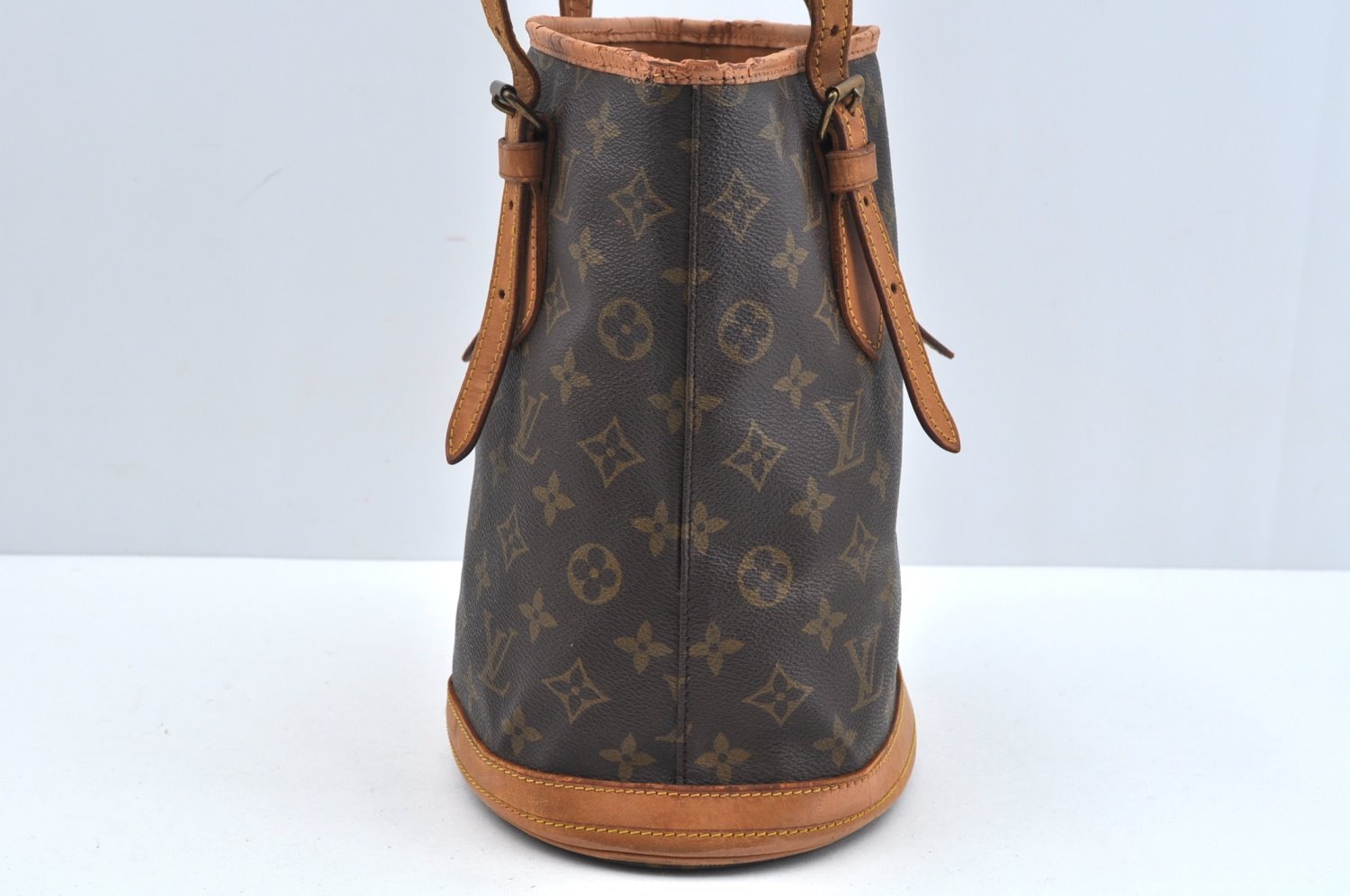 Auth Louis Vuitton Monogram Bucket PM Old Model Shoulder Tote Bag LV Junk 5076I