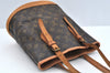 Auth Louis Vuitton Monogram Bucket PM Old Model Shoulder Tote Bag LV Junk 5076I