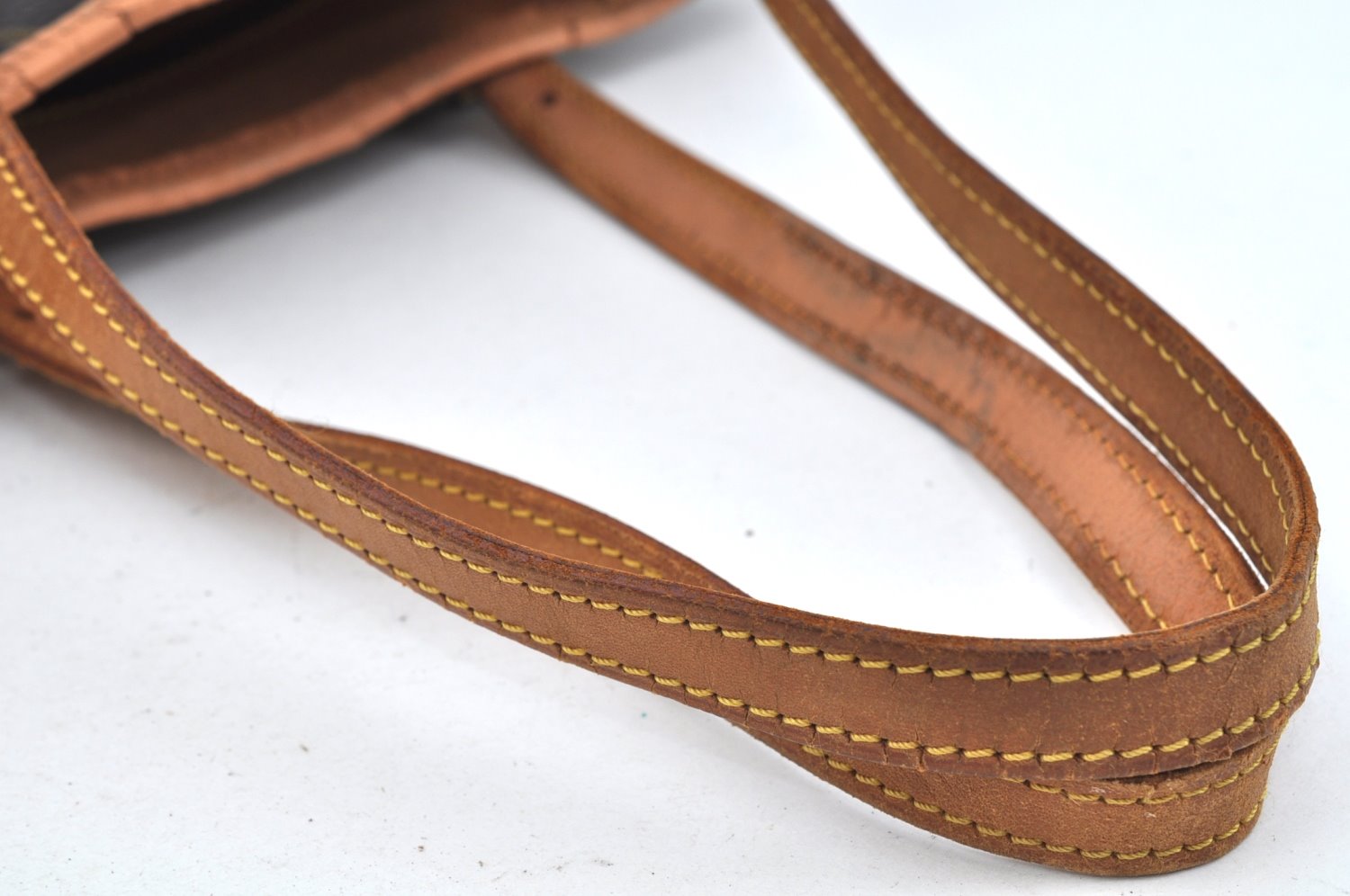 Auth Louis Vuitton Monogram Bucket PM Old Model Shoulder Tote Bag LV Junk 5076I