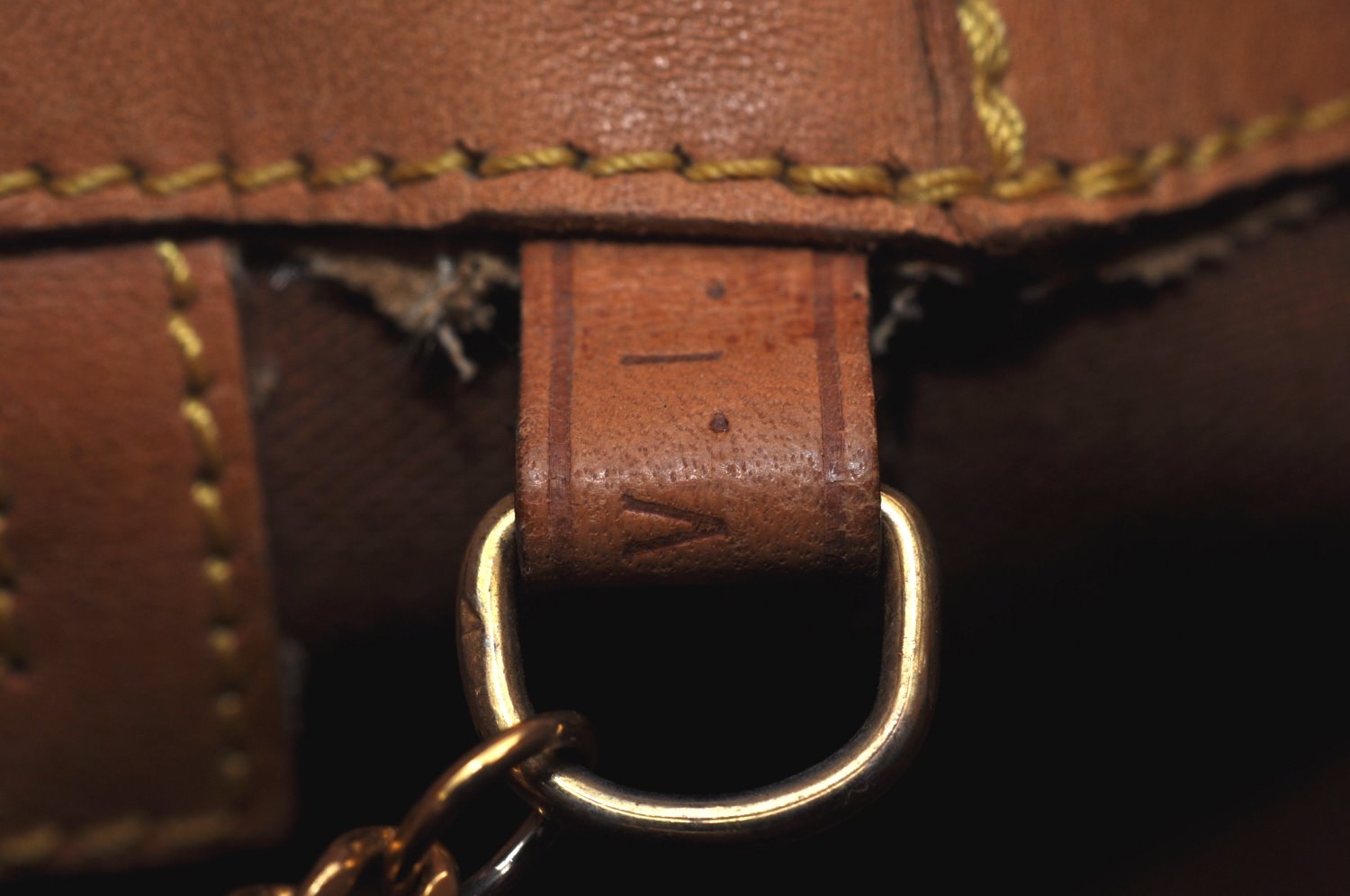 Auth Louis Vuitton Monogram Bucket PM Old Model Shoulder Tote Bag LV Junk 5076I