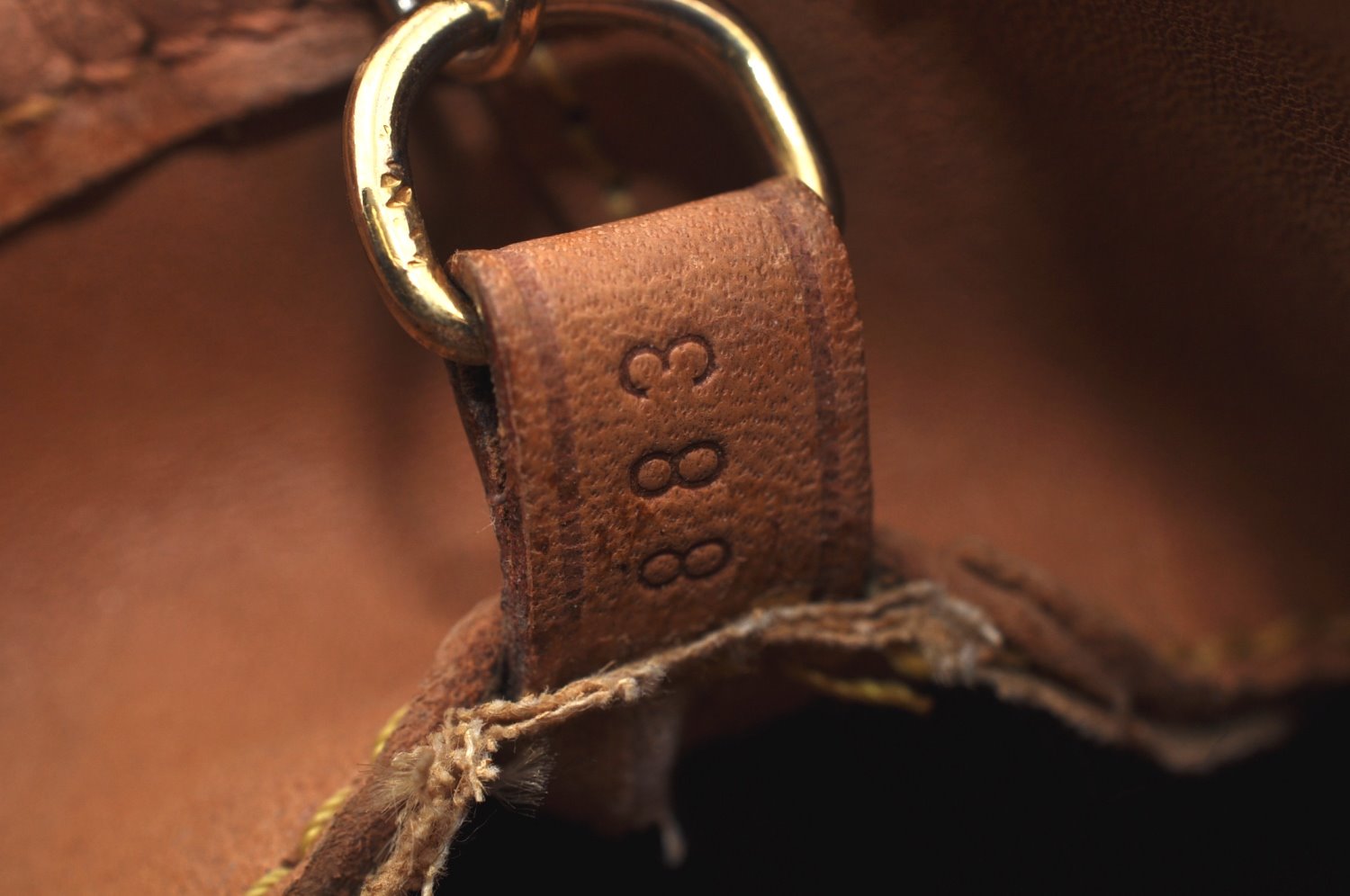 Auth Louis Vuitton Monogram Bucket PM Old Model Shoulder Tote Bag LV Junk 5076I