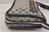 Auth Louis Vuitton Monogram Mini Pochette Kathleen Shoulder Bag Navy LV 5076J