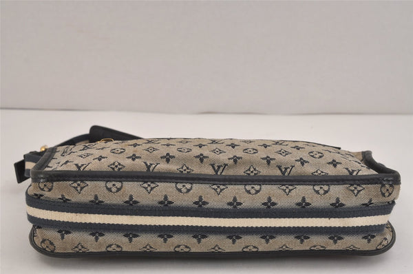 Auth Louis Vuitton Monogram Mini Pochette Kathleen Shoulder Bag Navy LV 5076J