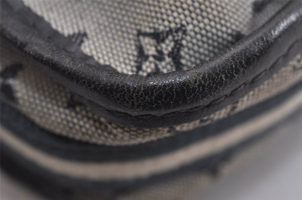 Auth Louis Vuitton Monogram Mini Pochette Kathleen Shoulder Bag Navy LV 5076J