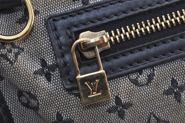Auth Louis Vuitton Monogram Mini Pochette Kathleen Shoulder Bag Navy LV 5076J